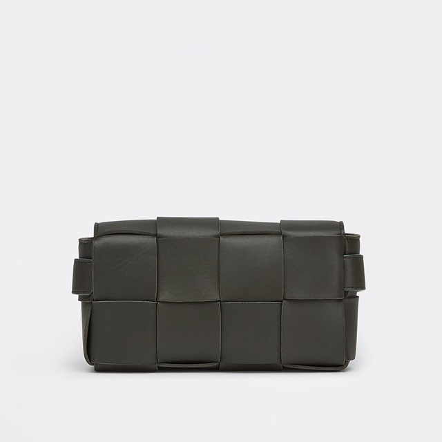 ボッテガヴェネタユニセックスカーキカセットバッグ-v0349