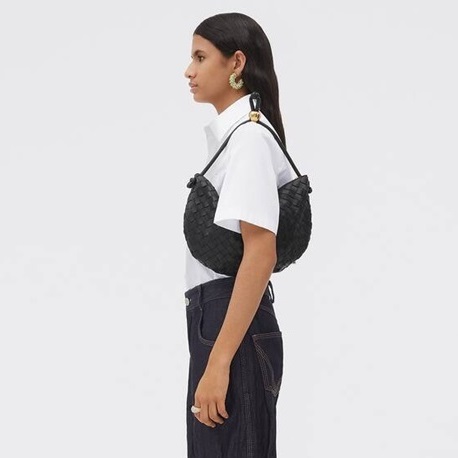 ボッテガヴェネタレディースブラックトートバッグv0360