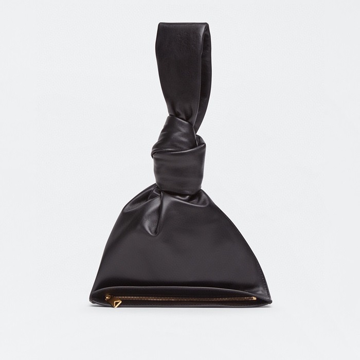 ボッテガヴェネタユニセックスブラックトートバッグv0397