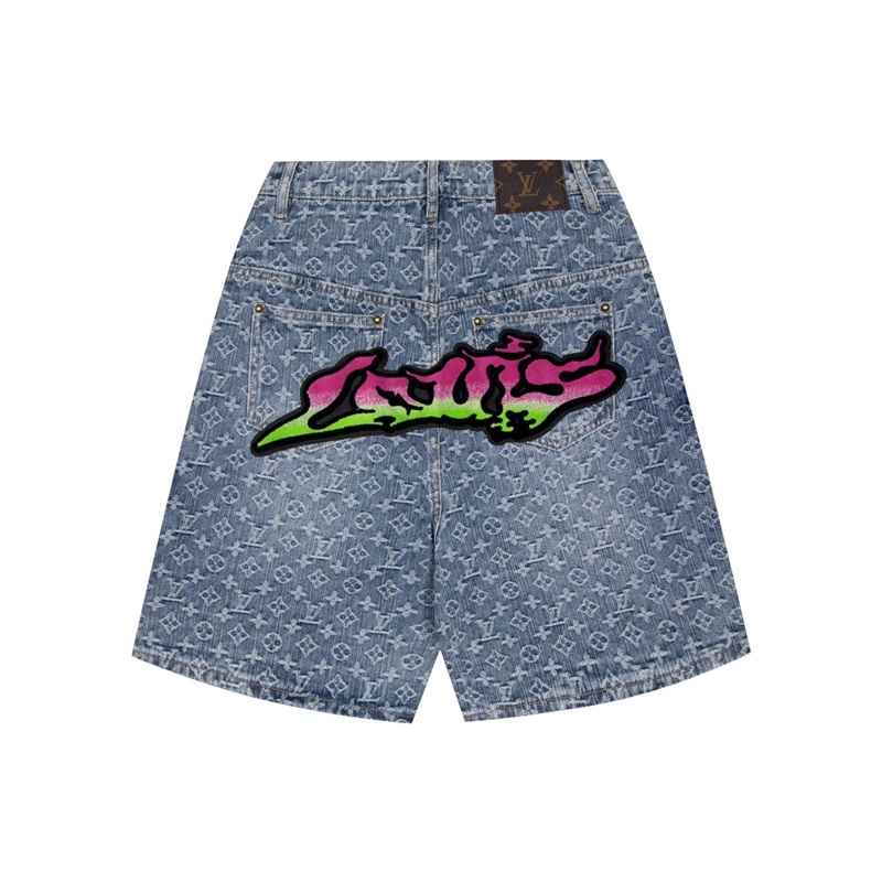 ルイヴィトンメンズブルーショートパンツu05015