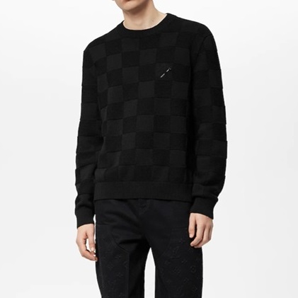 ルイヴィトンメンズモダンブラックニットu05019