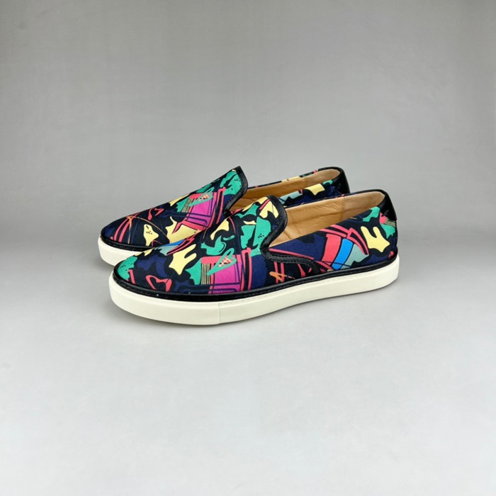 エルメスメンズモダンブラックローファーr0822