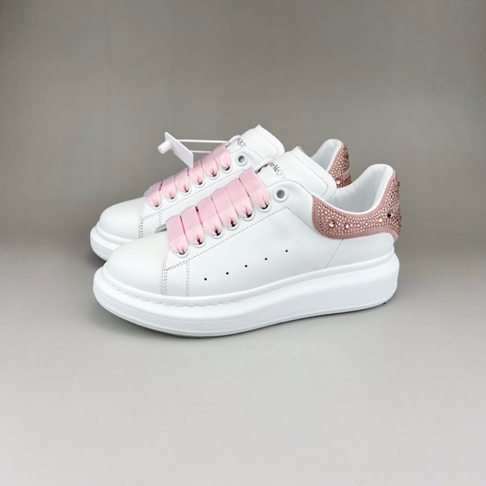 アレクサンダーマックイーンユニセックスピンクタブスニーカーx0111