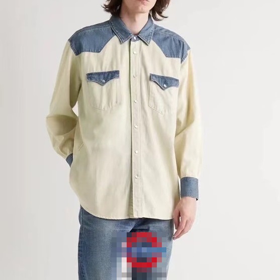 セリーヌメンズカジュアルホワイトシャツl439