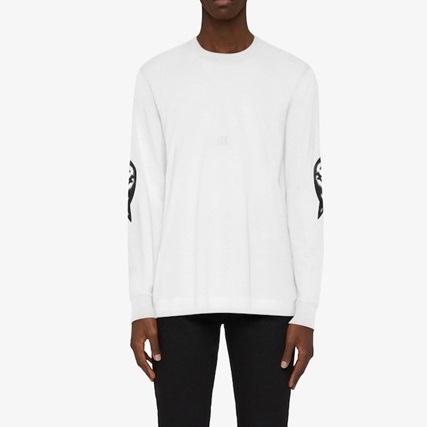 ジバンシィメンズカジュアルホワイトスウェットシャツv0782