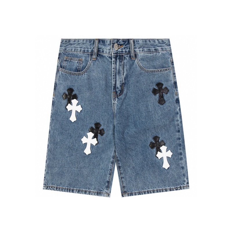 クロムハーツメンズトレンディブルーショートパンツr0456
