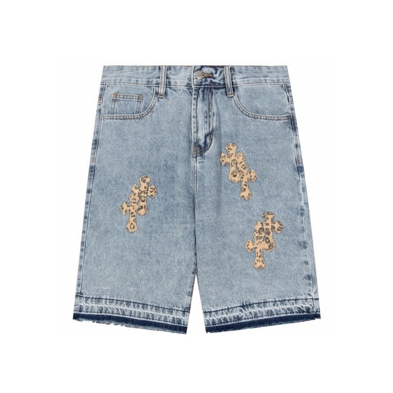 クロムハーツメンズトレンディブルーショートパンツr0460