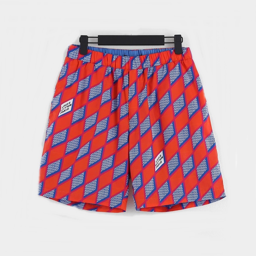 ルイヴィトンメンズレッドショートパンツu05070