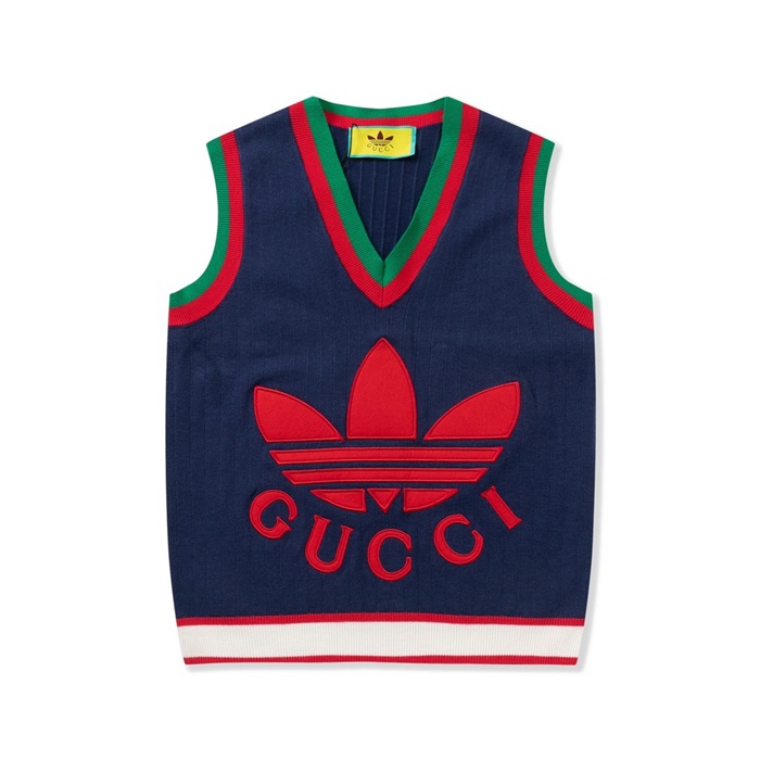 グッチメンズネイビーベストc04995