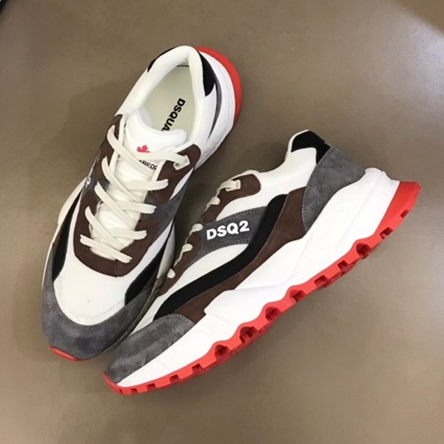 ディースクエアードメンズトレンディグレースニーカーq0027