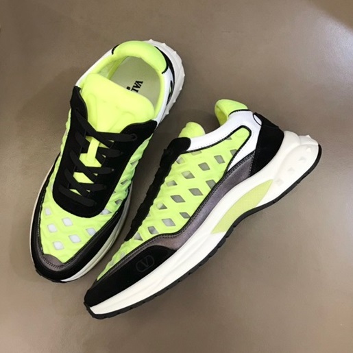 ヴァレンティノユニセックスグリーンスニーカーl0270