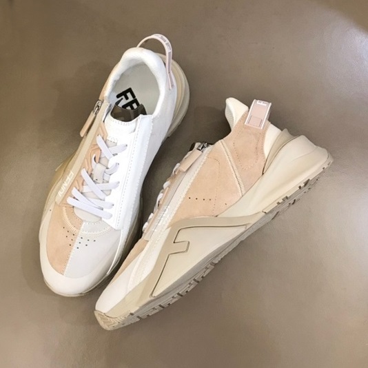 ェンディユニセックスベージュスニーカーn01264