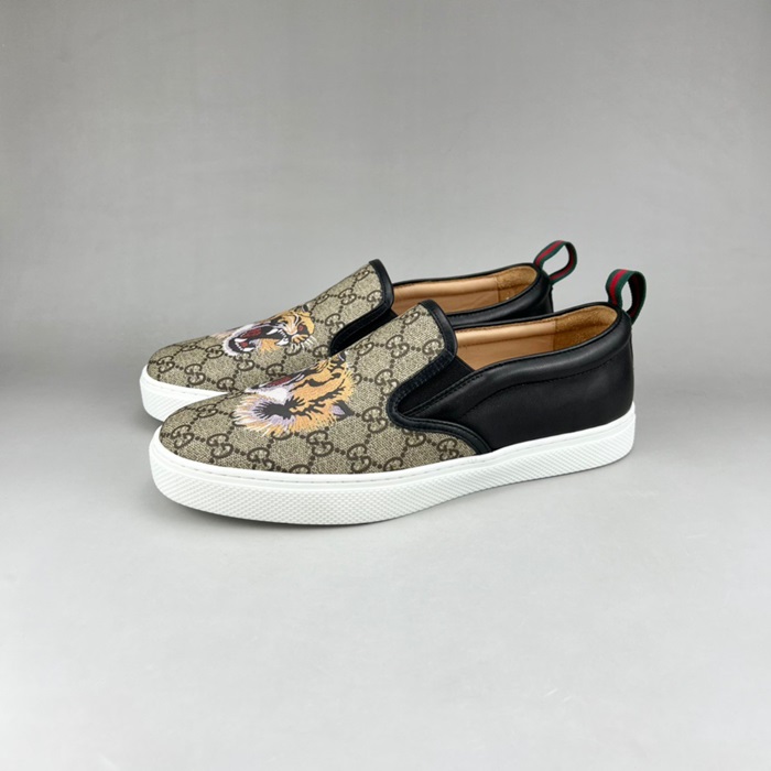 グッチメンズモダンキャメルローファーc05002