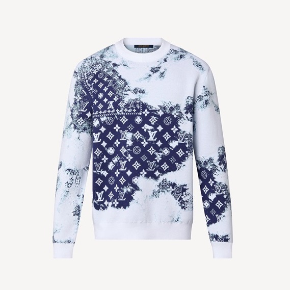 ルイヴィトンメンズモダンブルーニットu05111