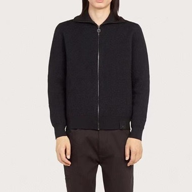 サルヴァトーレフェラガモメンズモダンブラックジャケットr0357