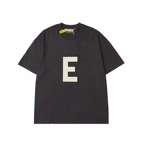 フィアオブゴッドメンズグレークルーネック半袖Tシャツa0420