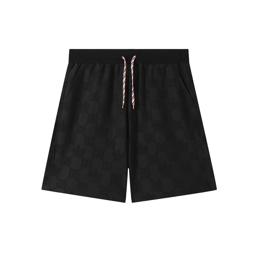 グッチメンズカジュアルブラックショートパンツc05019