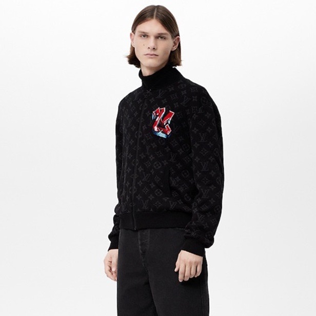 ルイヴィトンメンズモノグラムブラックジャケットu05119