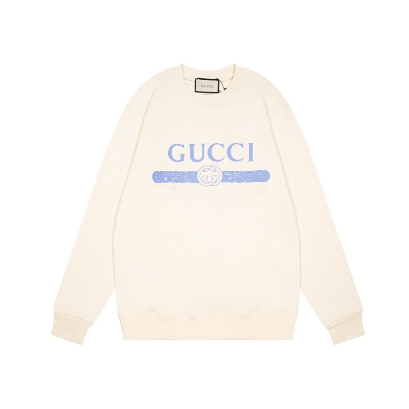 グッチユニセックスカジュアルアイボリースウェットシャツc05037