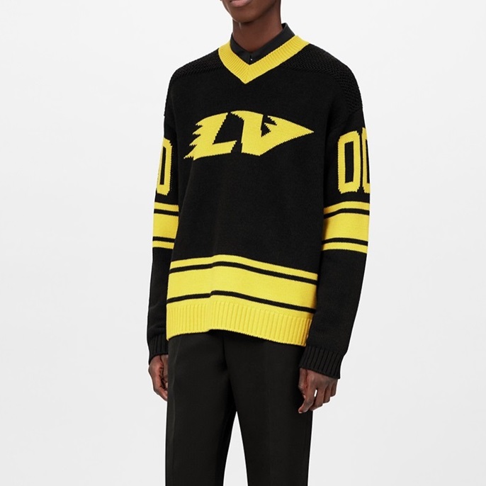 ルイヴィトンメンズモダンブラックニットu05124