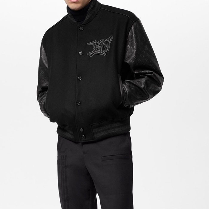 ルイヴィトンメンズモノグラムブラックジャケットu05125