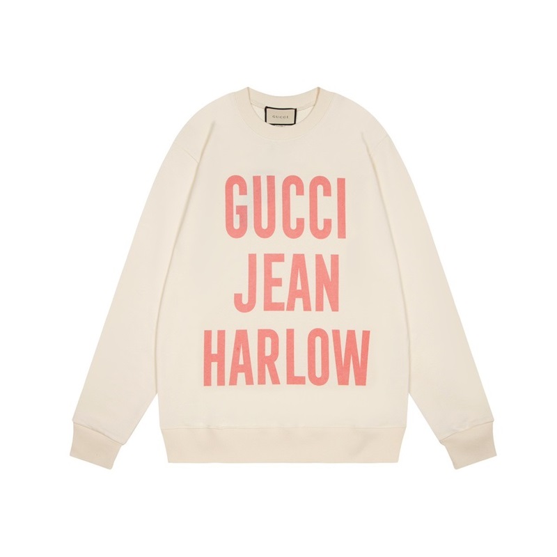 グッチユニセックスカジュアルアイボリースウェットシャツc05045