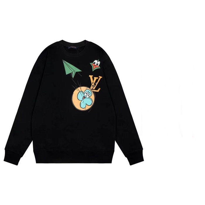 ルイヴィトンメンズモダンブラックスウェットシャツu05137