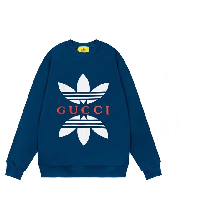グッチユニセックスカジュアルブルースウェットシャツc05061