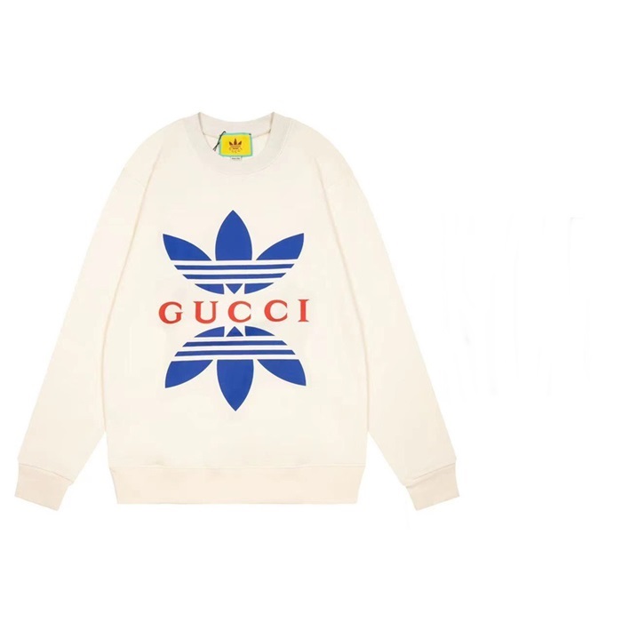 グッチユニセックスカジュアルアイボリースウェットシャツc05062