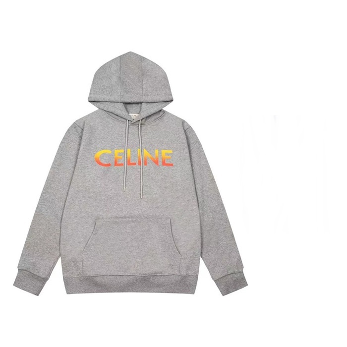 セリーヌメンズグレーカジュアルフーディl0444