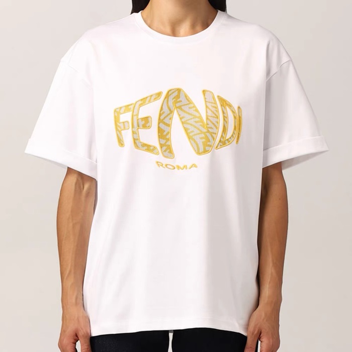 ェンディメンズホワイトクルーネック半袖Tシャツn01272