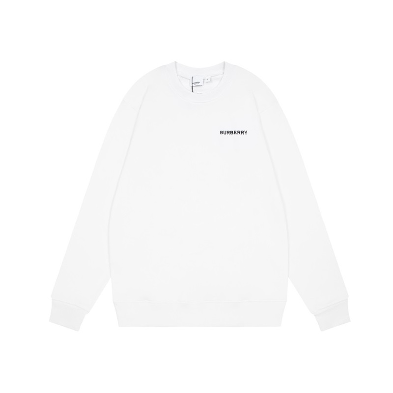 バーバリーメンズホワイトスウェットシャツr4493