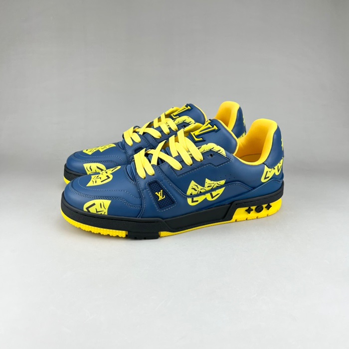 ルイヴィトンメンズトレンディブルースニーカーu05150