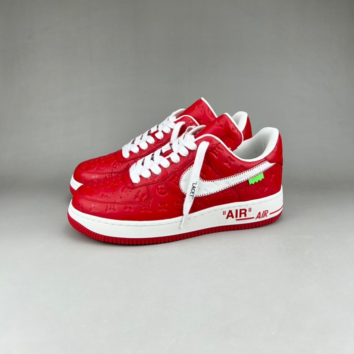 ルイヴィトンメンズトレンディレッドスニーカーu05160