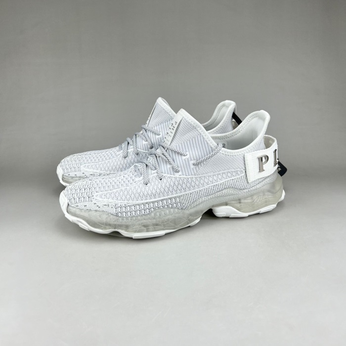 フィリッププレインメンズカジュアルホワイトi0155