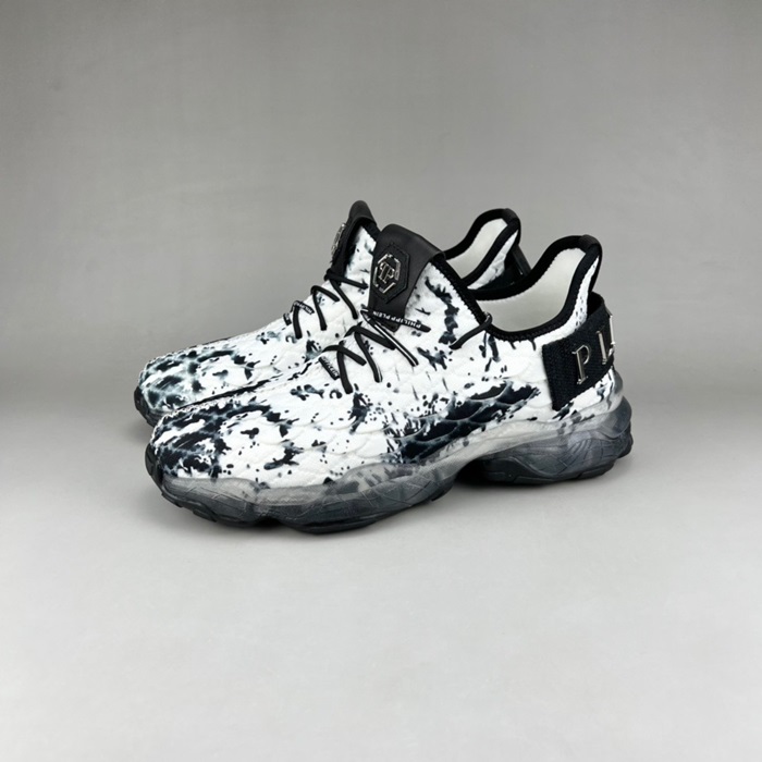 フィリッププレインメンズカジュアルブラックi0157