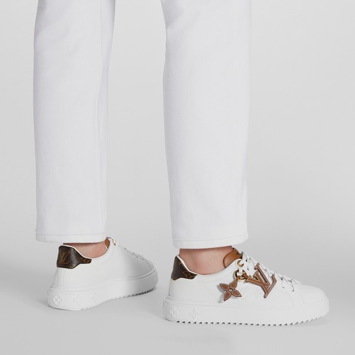 ルイヴィトンユニセックストレンディホワイトスニーカーu05172