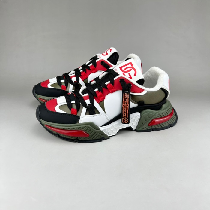 ドルチェ＆ガッバーナメンズクラシックレッドスニーカーl0352