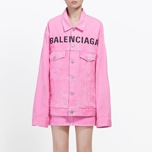 バレンシアガレディースカジュアルピンクジャケットl01670
