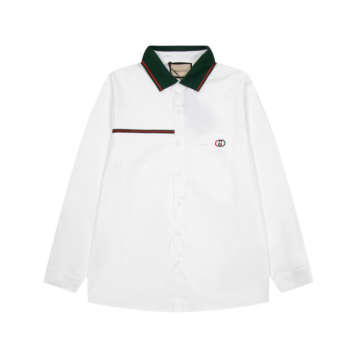 グッチメンズトレンディホワイトシャツc05096