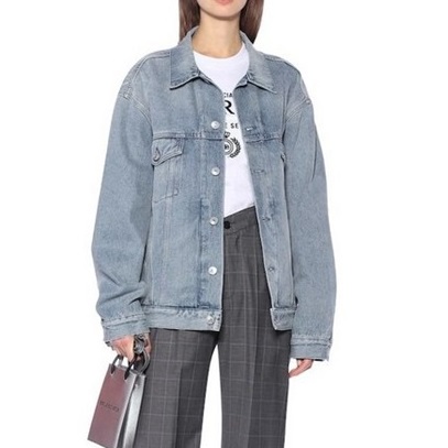 バレンシアガユニセックスカジュアルブルージャケットl01671