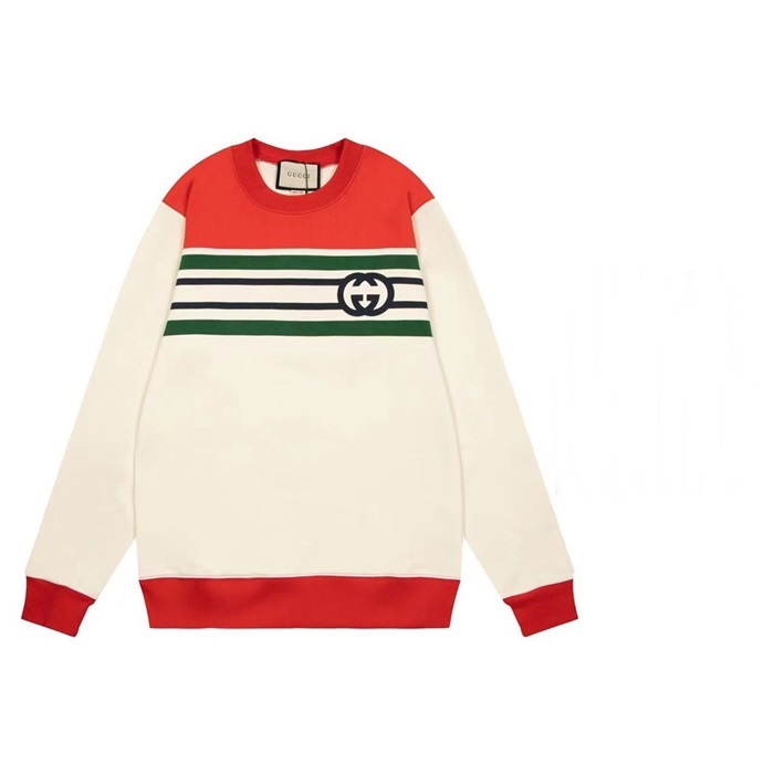 グッチユニセックスカジュアルアイボリースウェットシャツc05104