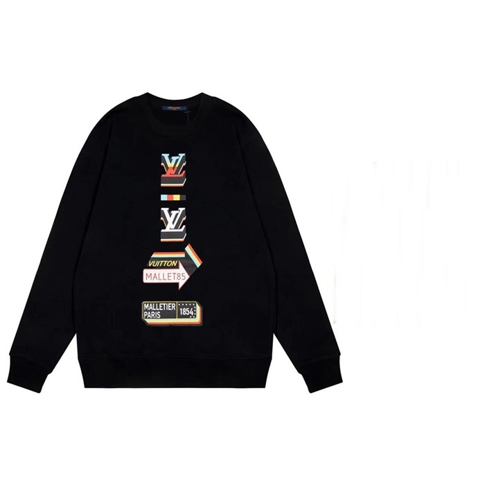 ルイヴィトンメンズモダンブラックスウェットシャツu05182