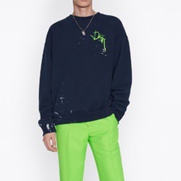 ディオールメンズクラシックネイビースウェットシャツo02045