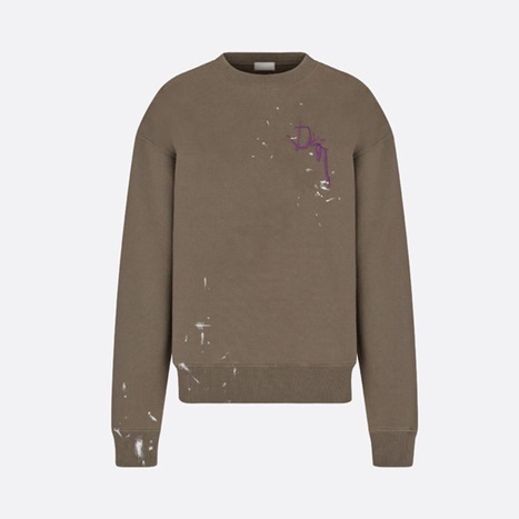 ディオールメンズクラシックキャメルスウェットシャツo02047