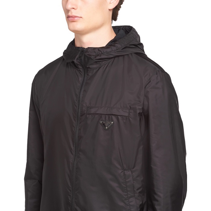 プラダメンズカジュアルブラックジャケットa02786