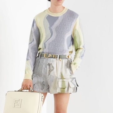 ェンディメンズトレンディグレーニットn01281