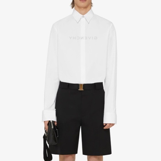 ジバンシィメンズモダンホワイトシャツv0823