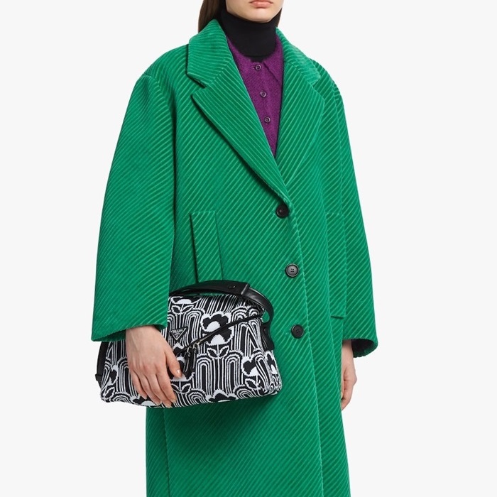 プラダレディースカジュアルブラックショルダーバッグa02788