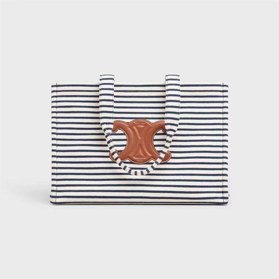 セリーヌレディースネイビーカバスバッグl0456